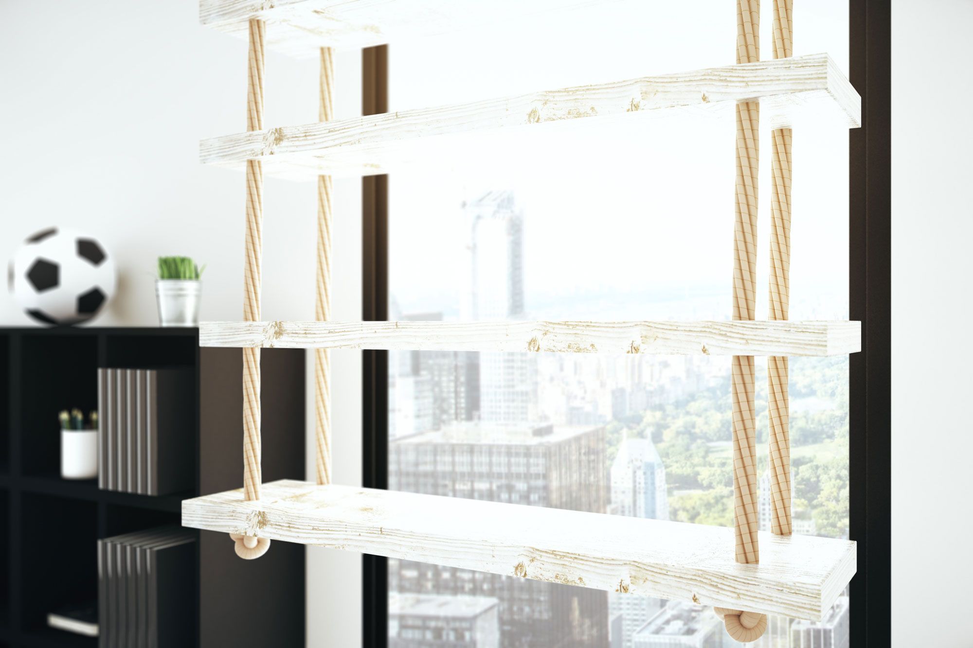Estilo natural para decorar la casa   estanteria