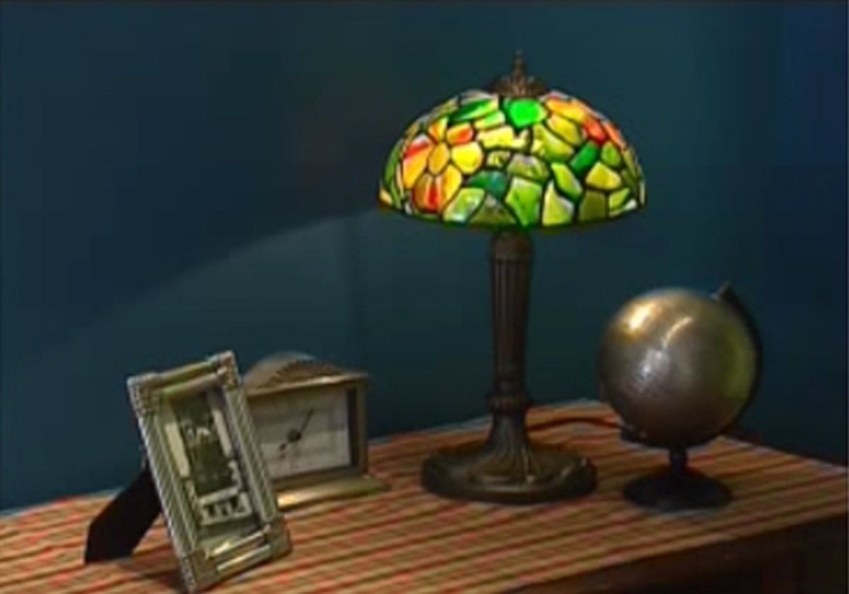 Cómo hacer una lámpara de estilo Tiffany paso 6