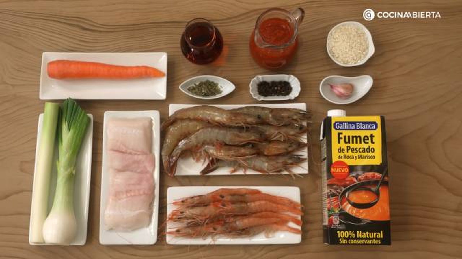Gallina blanca Crema marisco ingredientes