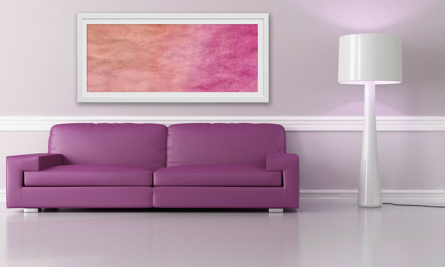 Ideas para combinar un sofá morado o lila 5