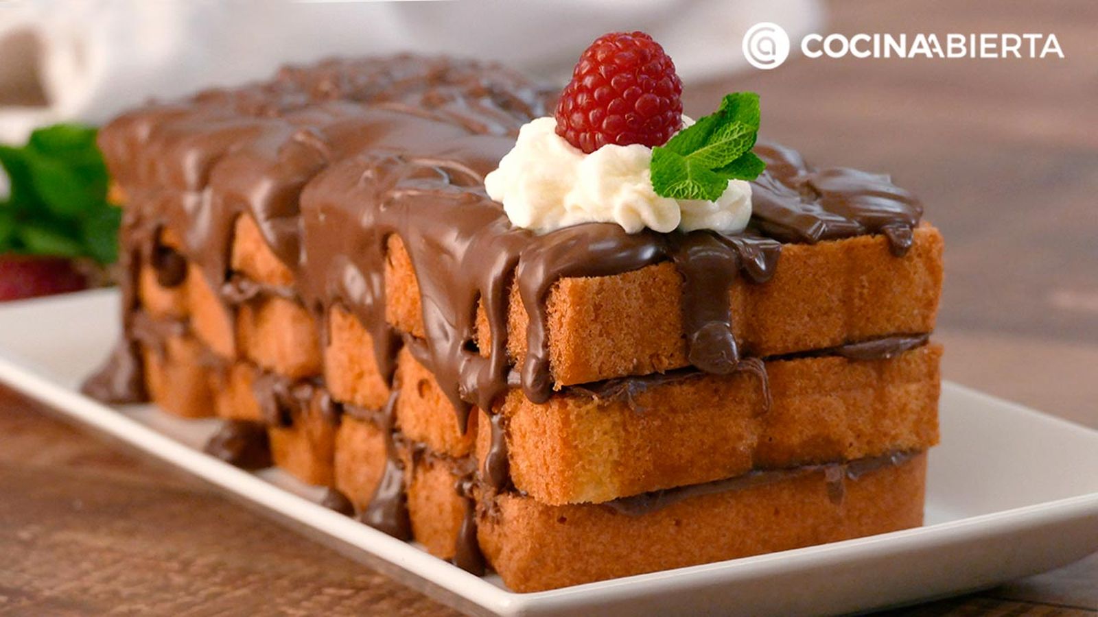 CTIS0862 receta tarta de bizcocho y chocolate 1 ca