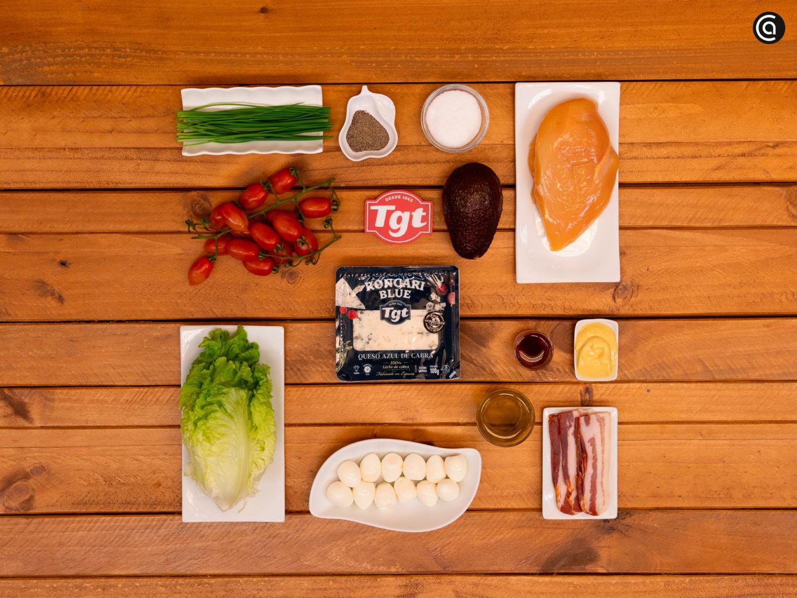 Ensalada Cobb - ingredientes