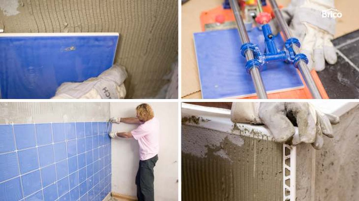 como alicatar bano paso 2