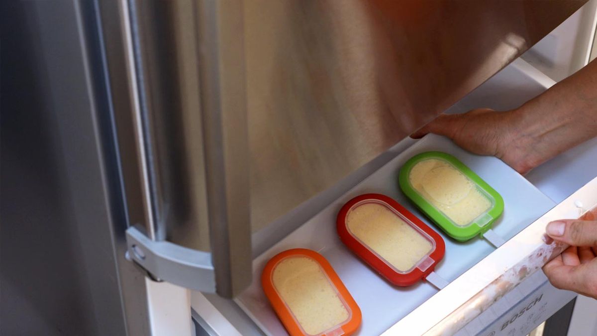 Receta de polos de melocotón y yogur natural  paso 4