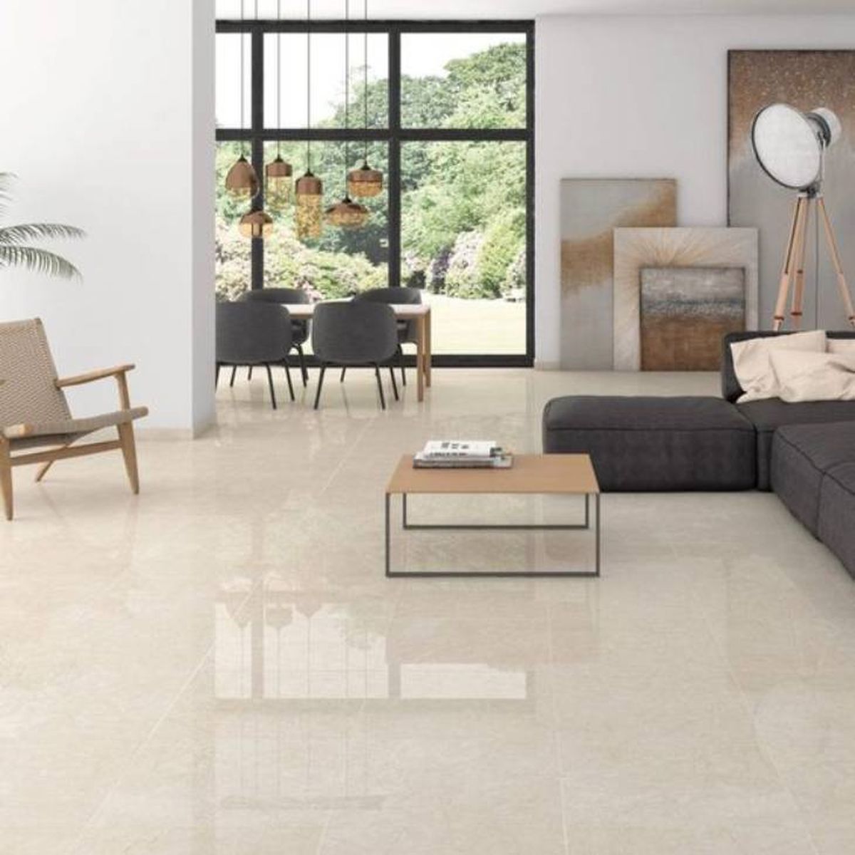 suelo piedra marmol salon pinterest