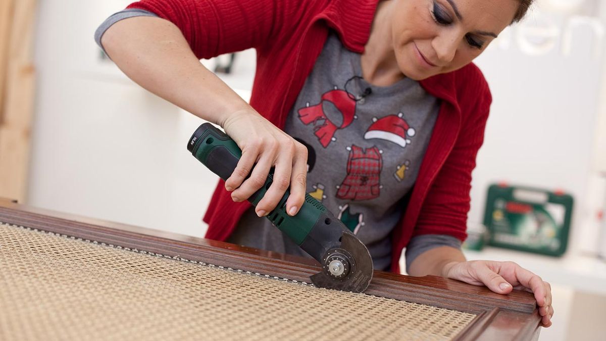 Decoración de Navidad: Chimenea y corona navideña p2