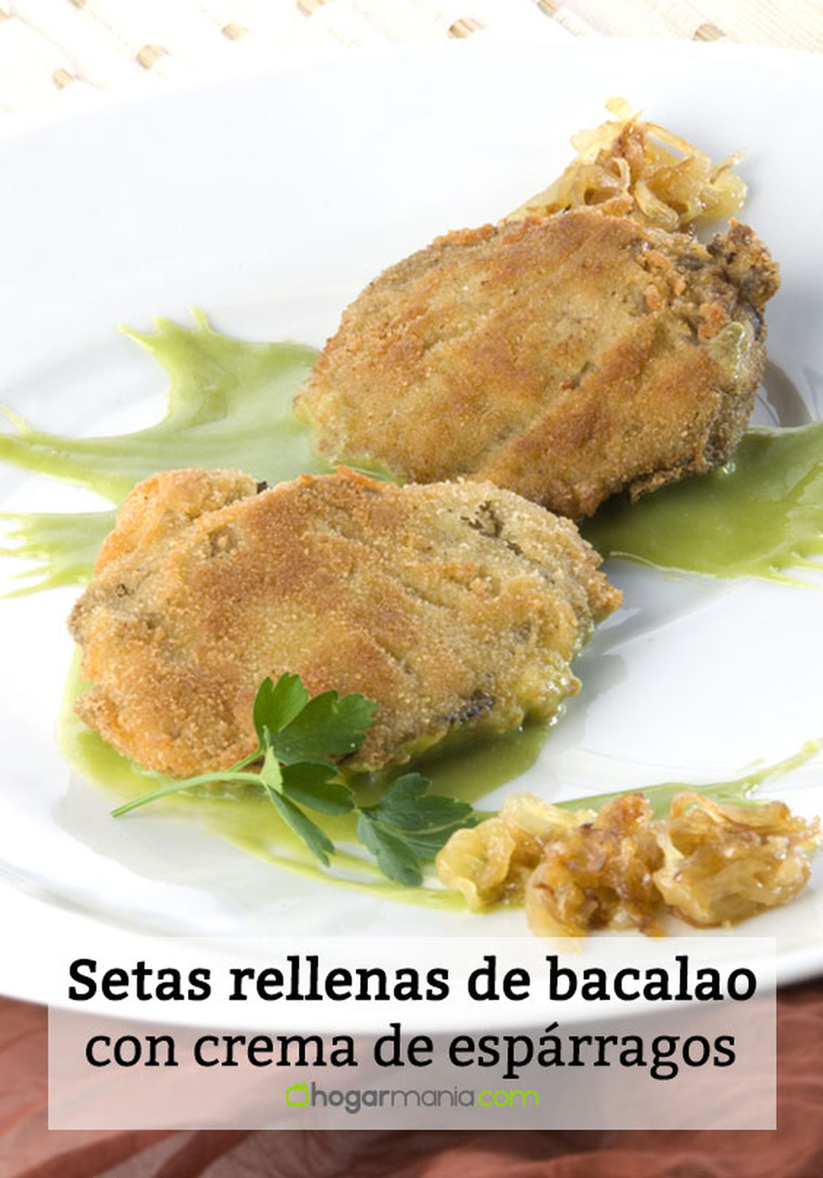 setas rellenas bacalao pin
