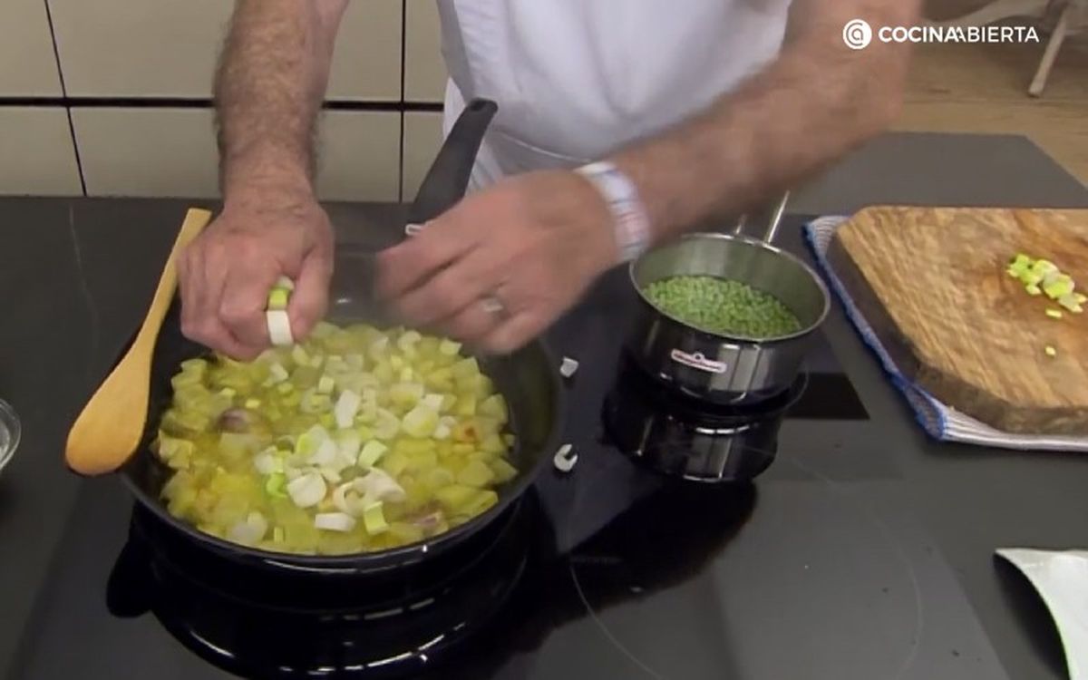 Huevos a la flamenca - paso 2