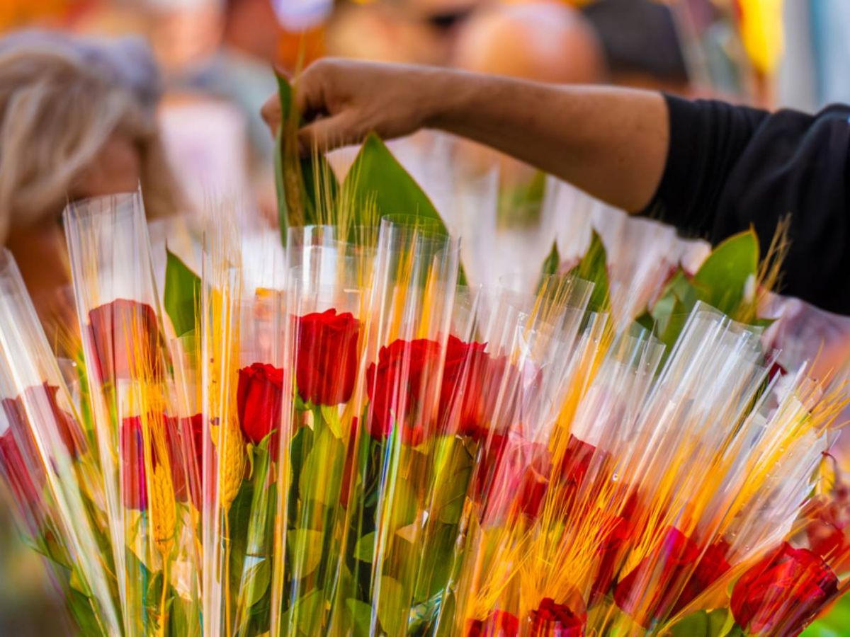 La rosa de Sant Jordi está inspirada en una antigua leyenda catalana.