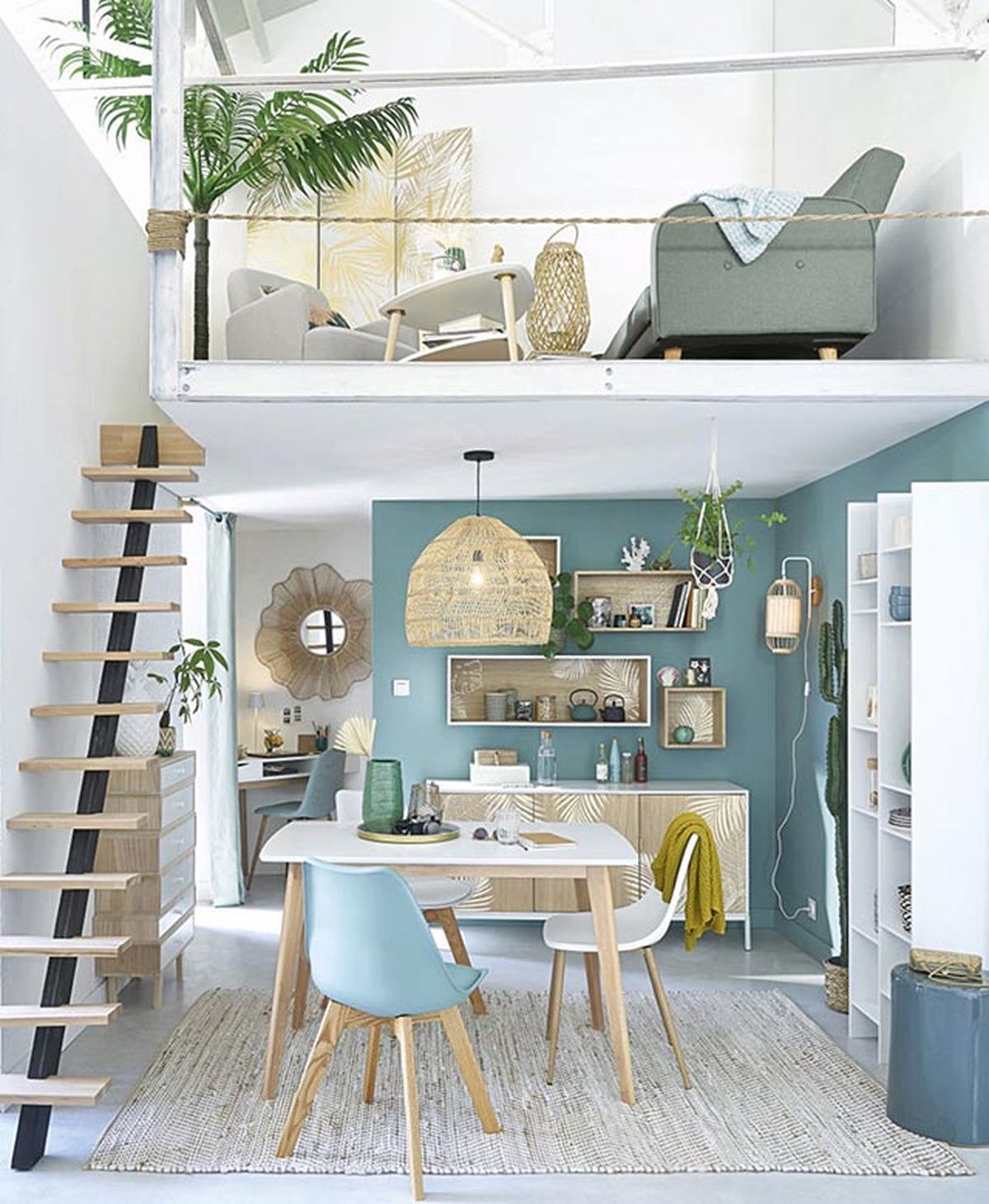 Lámparas de fibras naturales que triunfan en los espacios interiores y exteriores 4