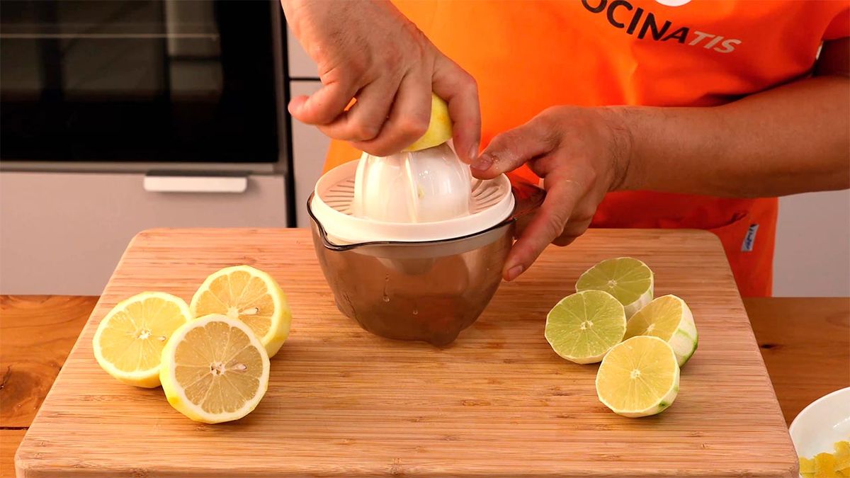 Refresco de lima limón   Paso 1