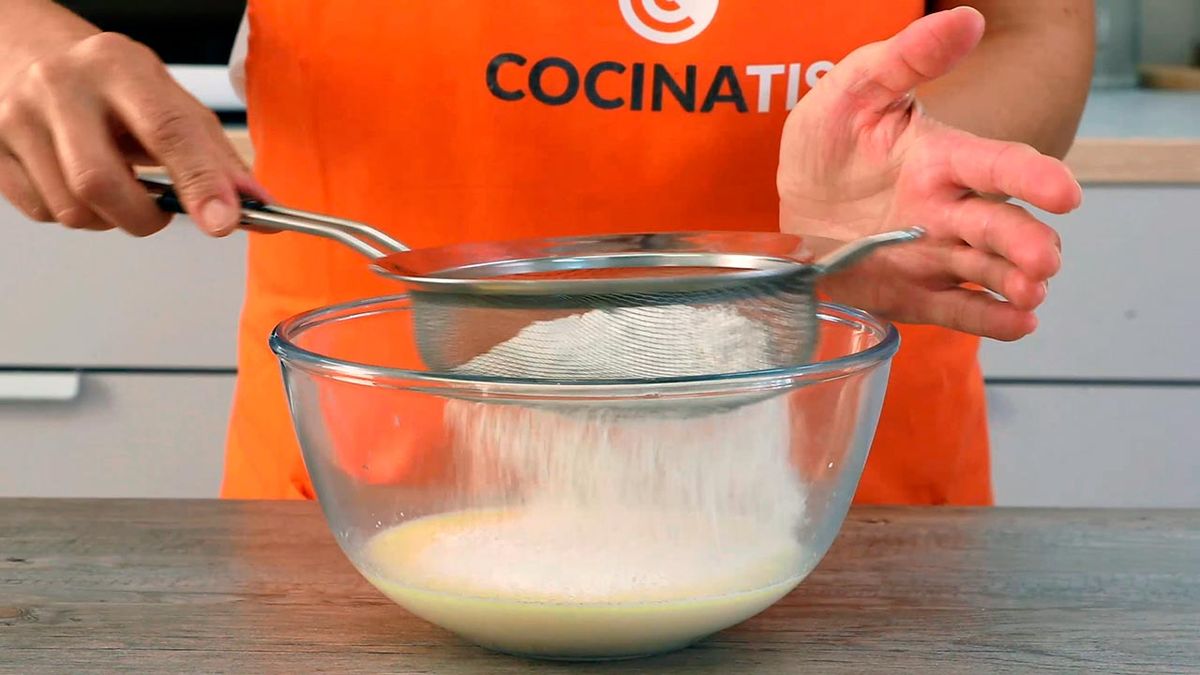 Receta de crepes de jamón y queso   paso 2