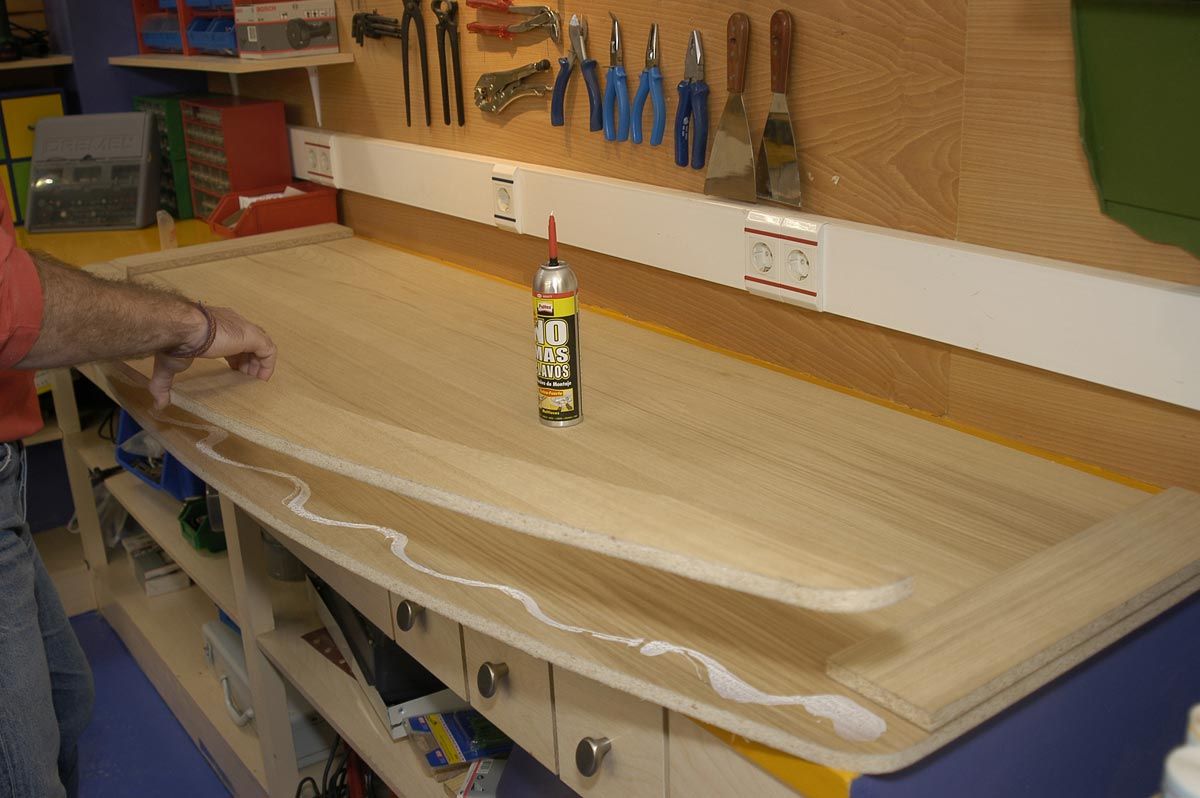 Cómo hacer un mostrador paso 3