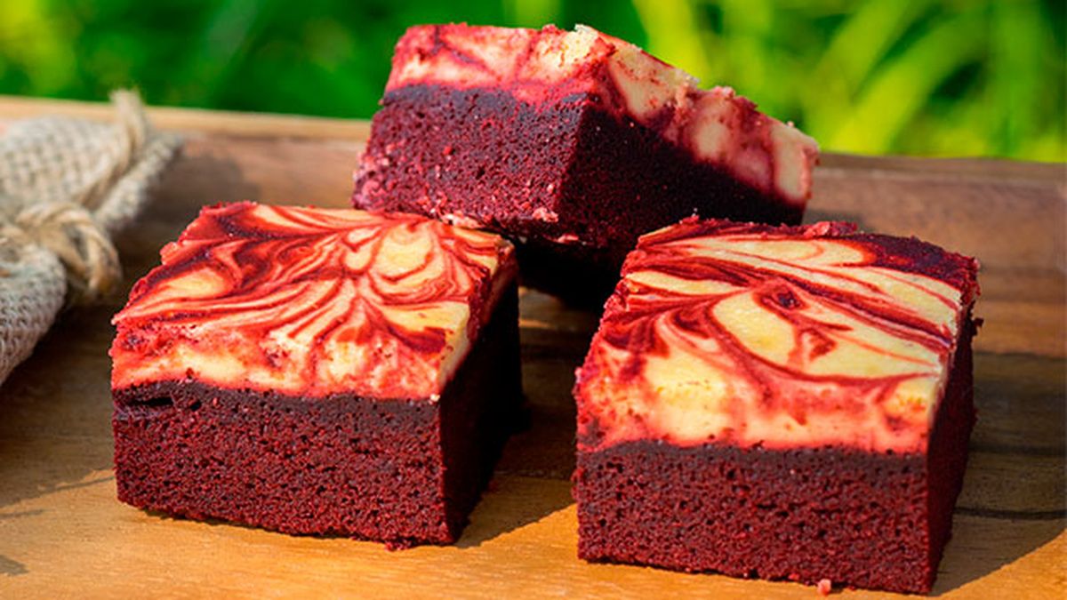 recetas postres red velvet remolacha brownie