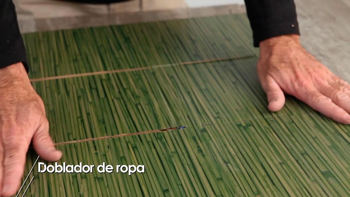 Como hacer un doblador de ropa paso 5