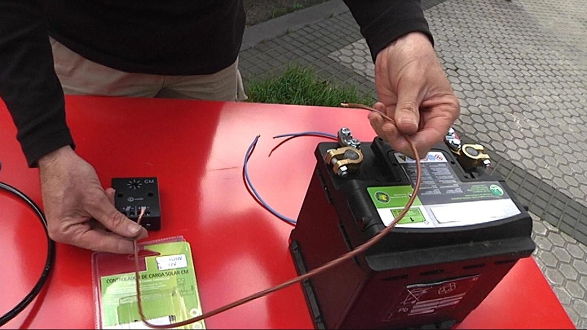 Conexión de placa solar paso 3