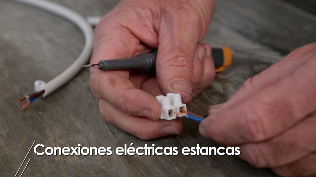 Hacer una conexión eléctrica estanca paso 3