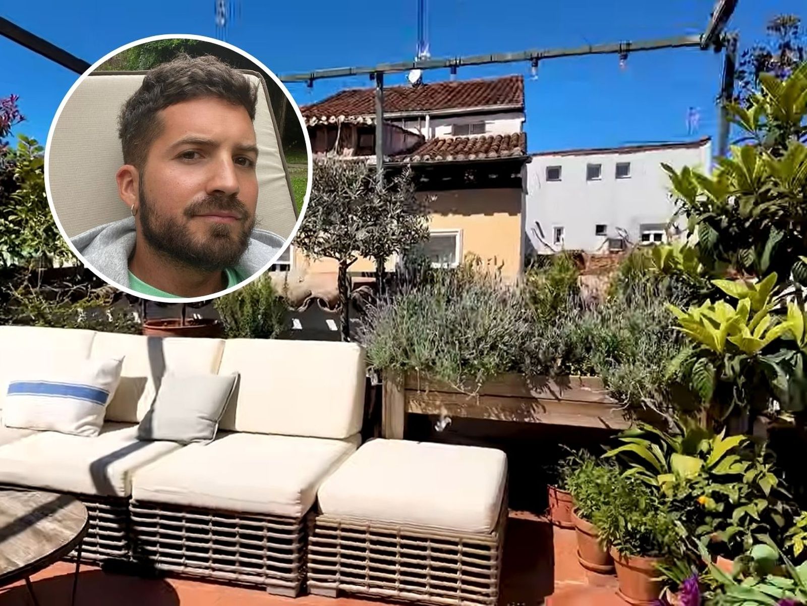 La terraza de Kikillo en Madrid es un oasis único. / Frame de YouTube y foto de instagram @kikillo.