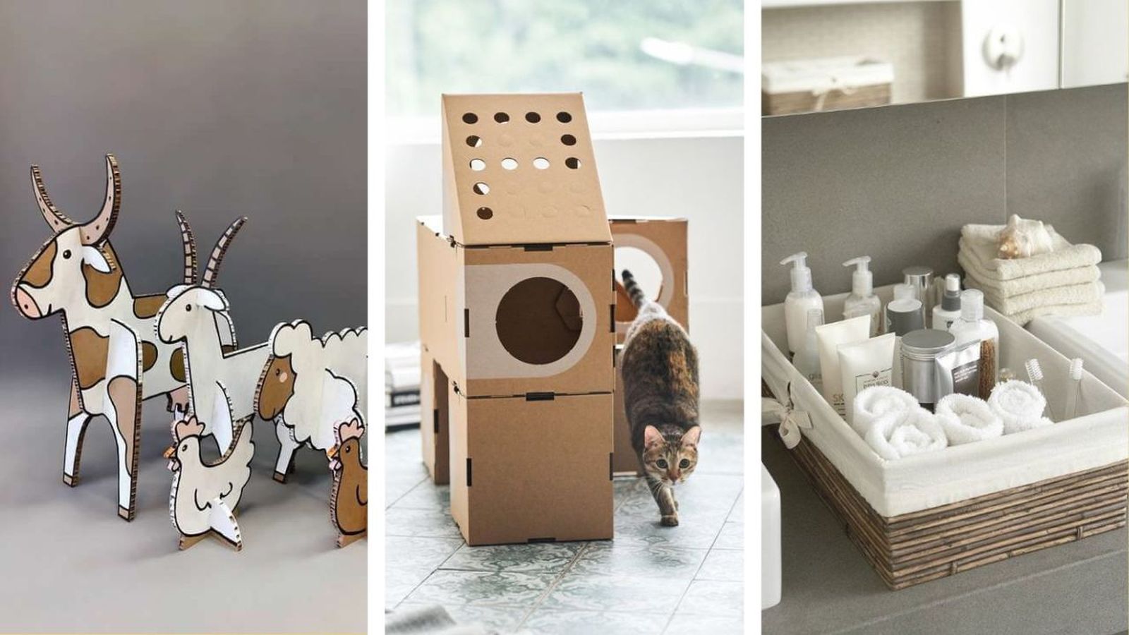 ideas reutilizar cajas de carton