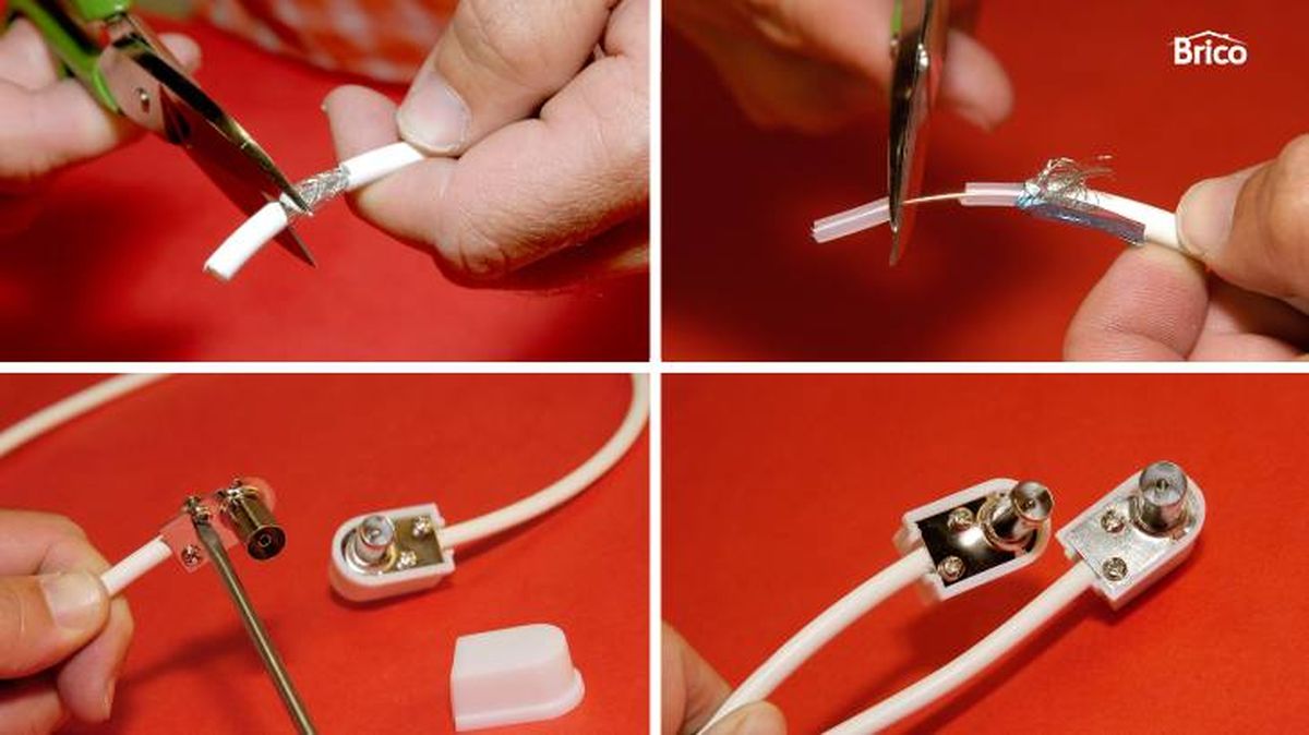 como alargar un cable de antena 1