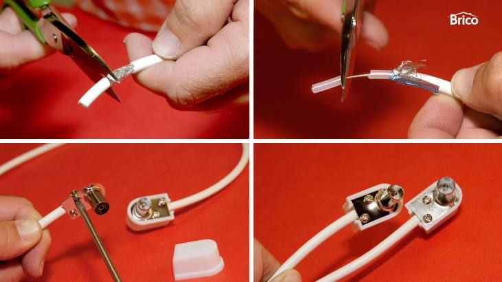 como alargar un cable de antena 1