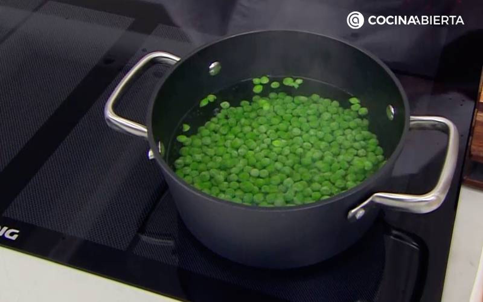 Los guisantes congelados necesitan 5 minutos de cocción en olla normal