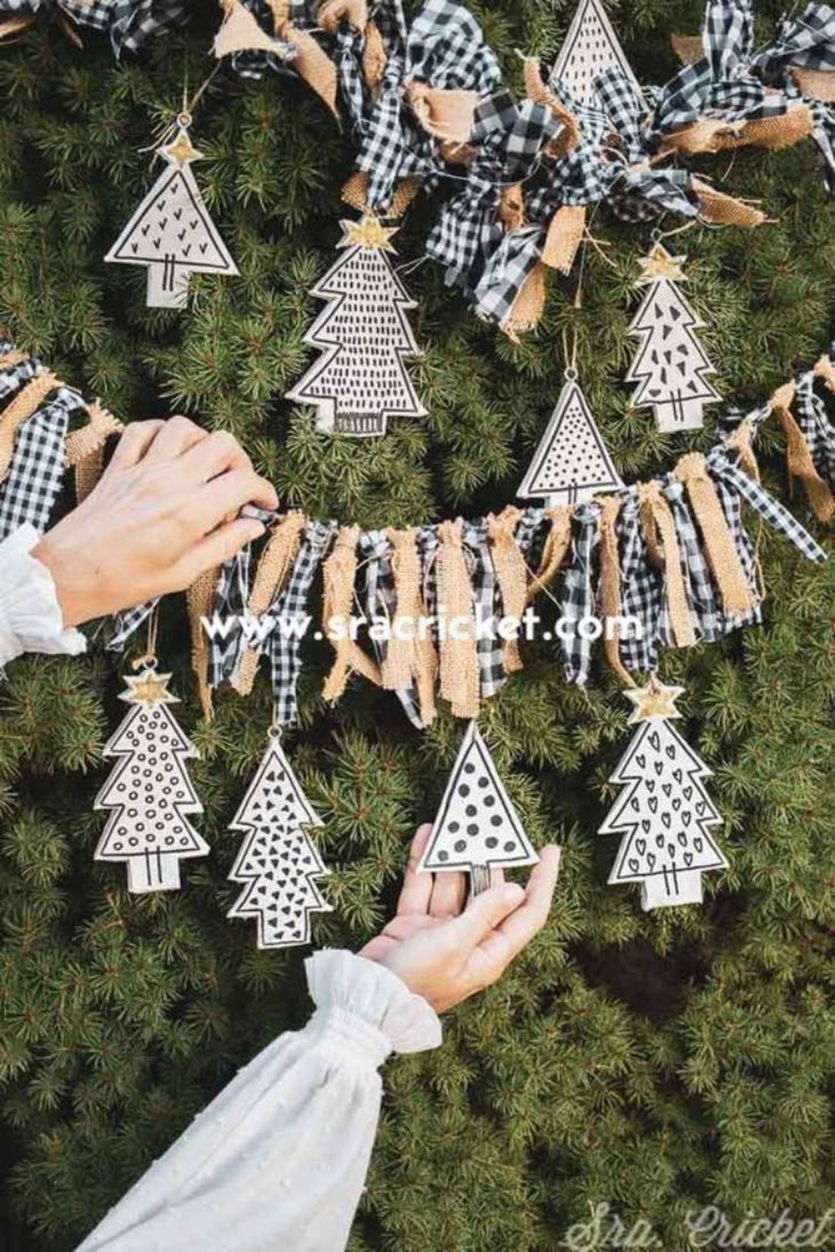 manualidades arcilla navidad moldes galletas guirnalda pinterest sra.cricket