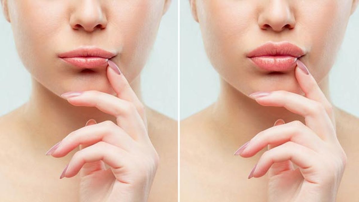 trucos dar volumen labios