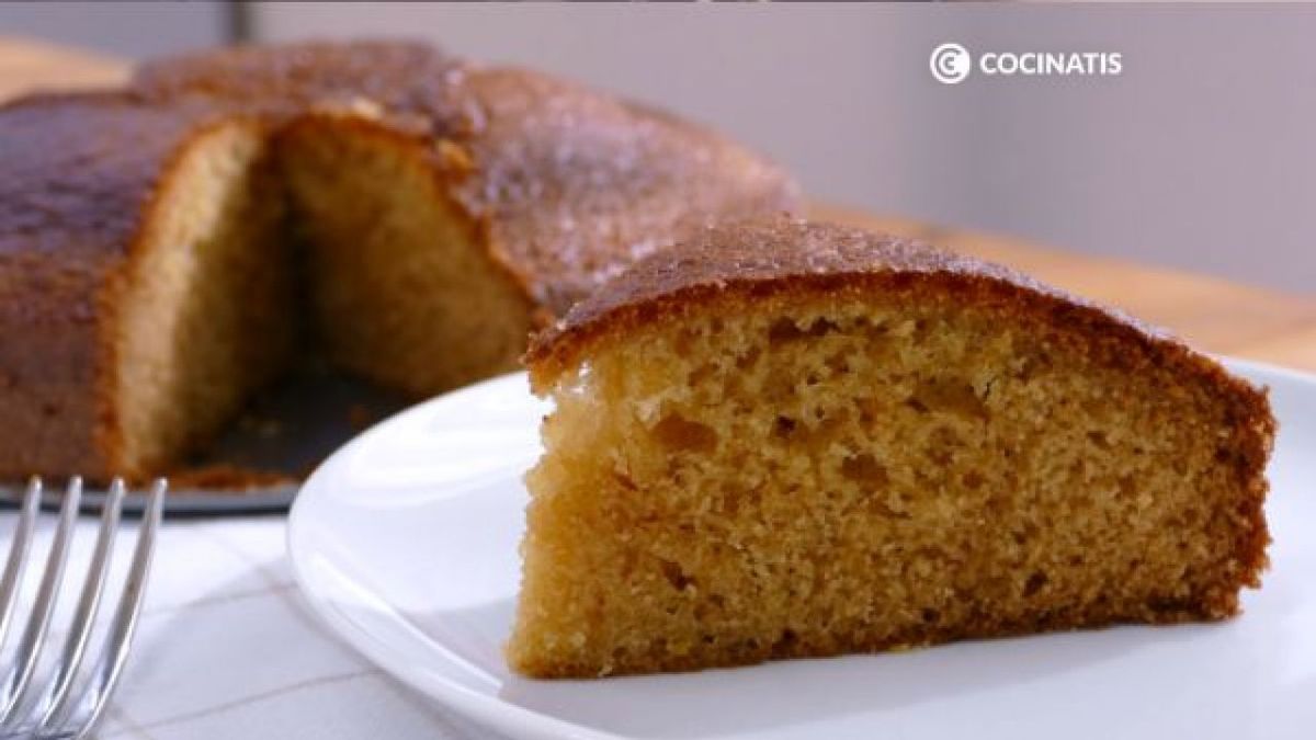 Bizcocho de yogur listo para comer