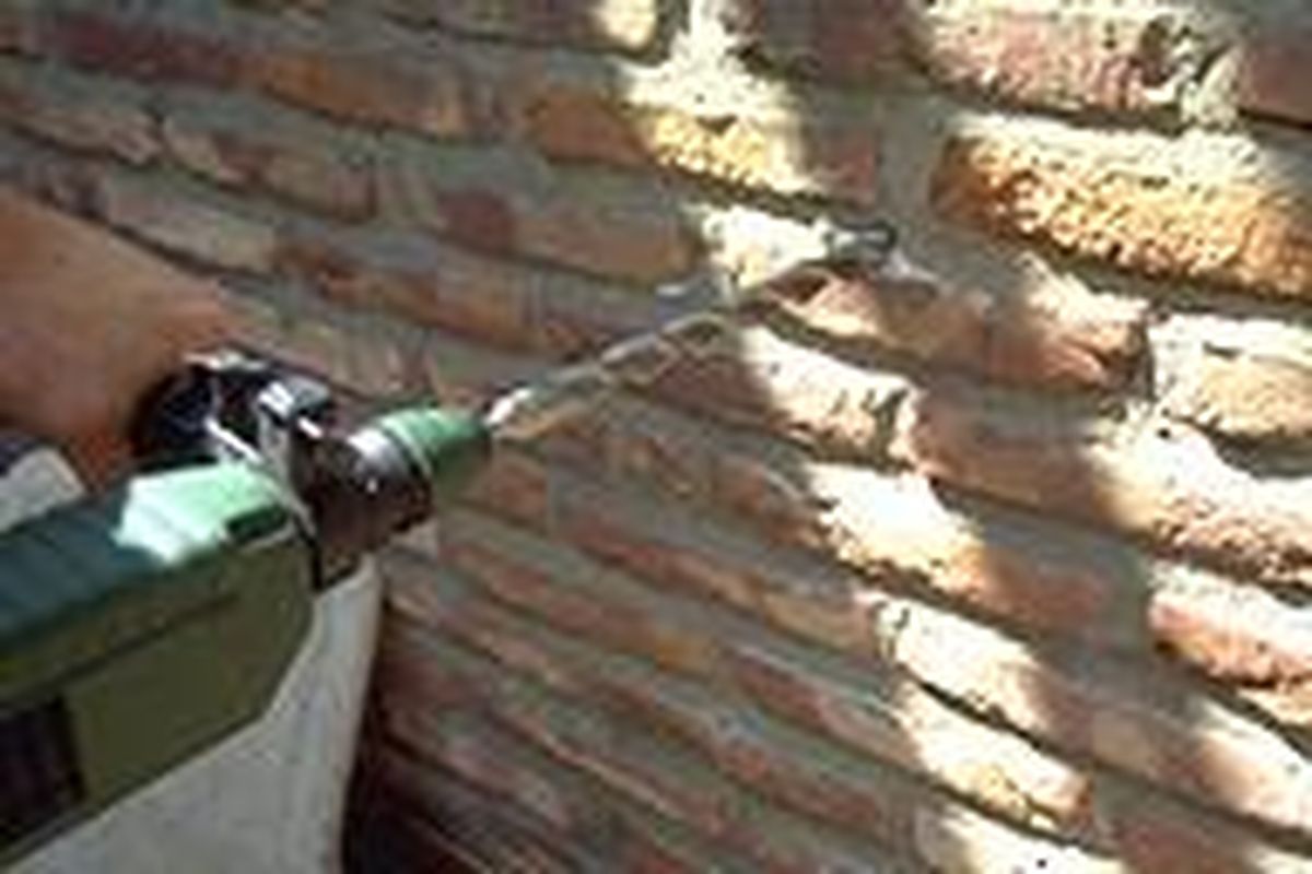 Fuente de piedra artificial paso 3