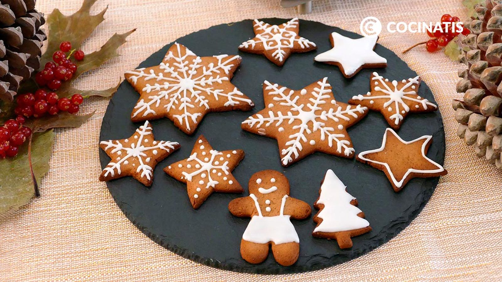 Receta de glaseado para decorar galletas de Navidad