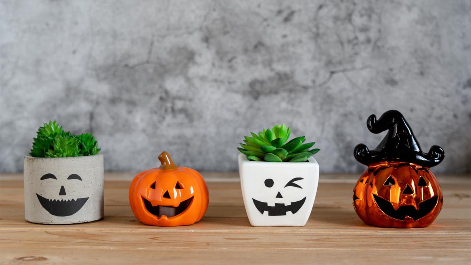 macetas para decorar hogar en halloween