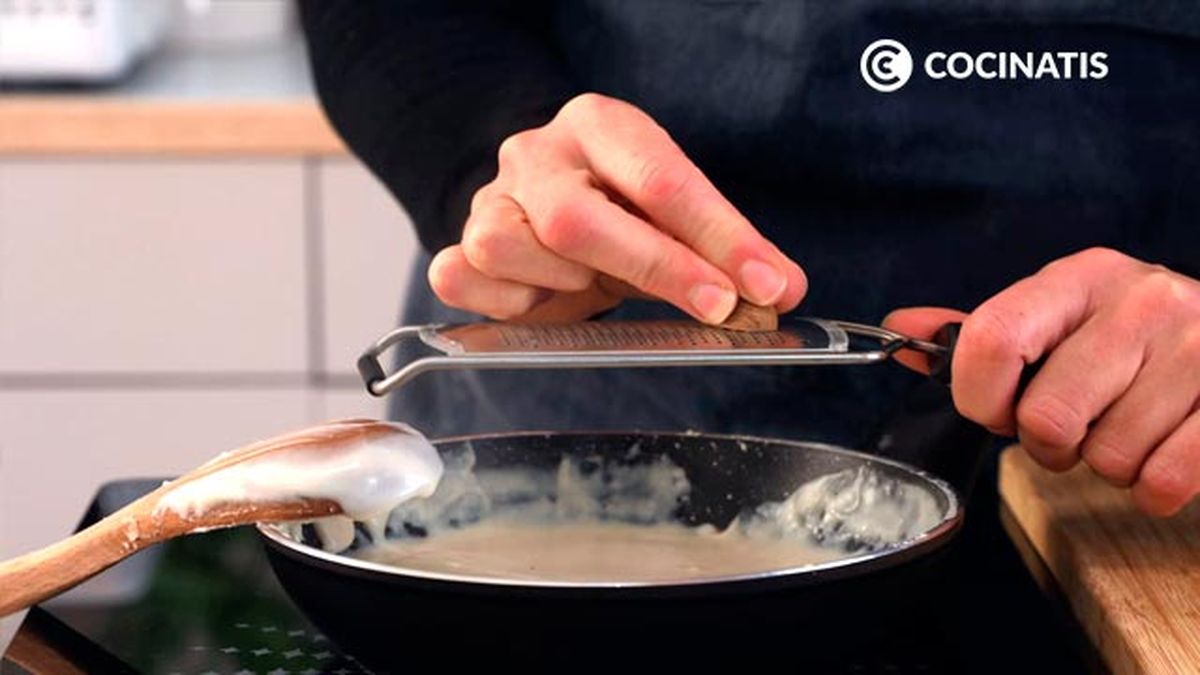 Receta de croque de jamón serrano, bechamel y queso cheddar  paso 1