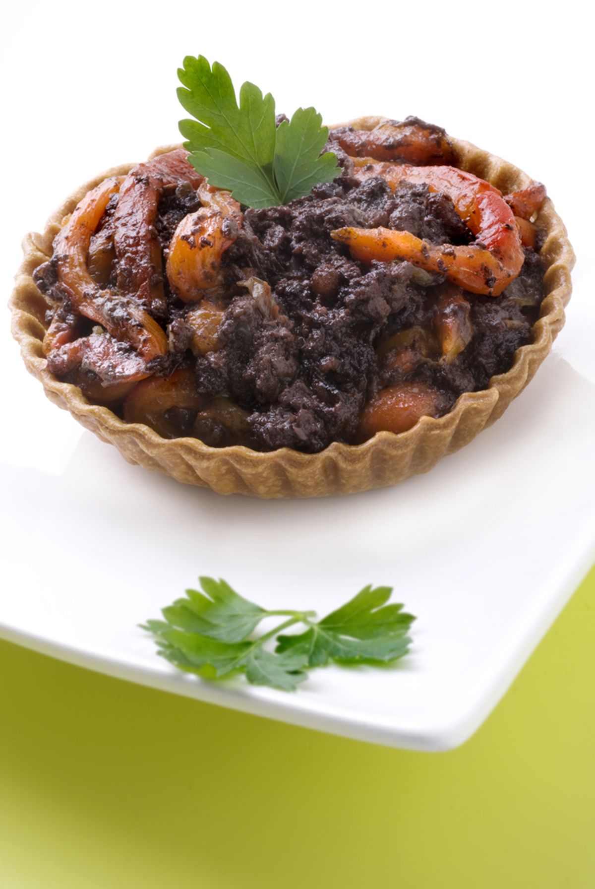 1217   Tartaletas con morcilla y morrones
