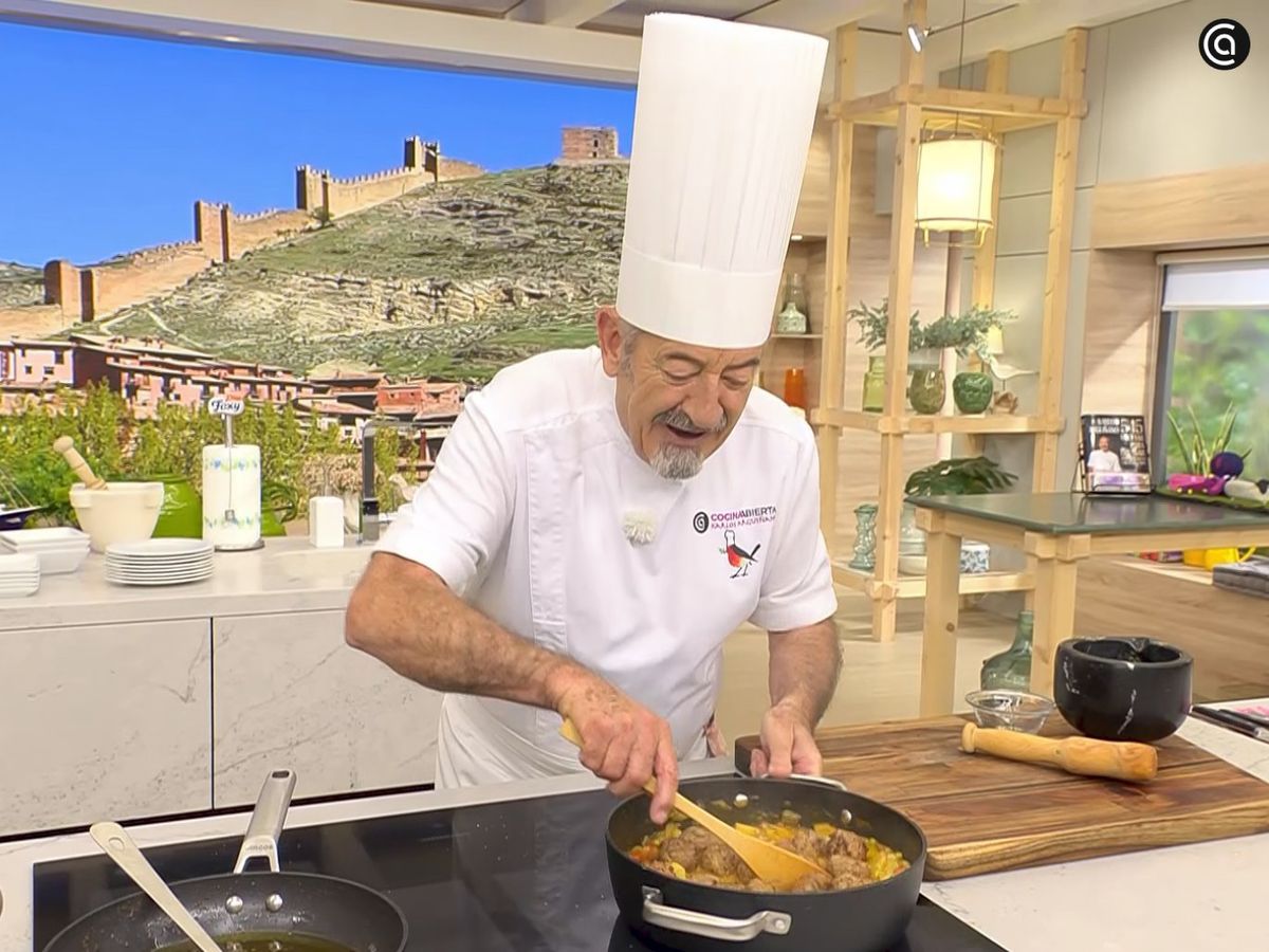 Sepia con guisantes y albóndigas - paso 6