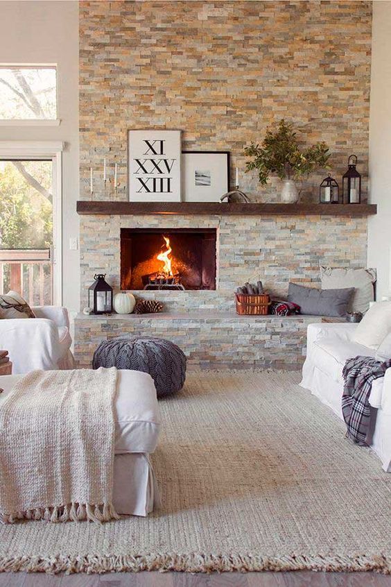 chimenea rustica ladrillo