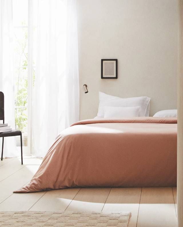 funda nordica rosa