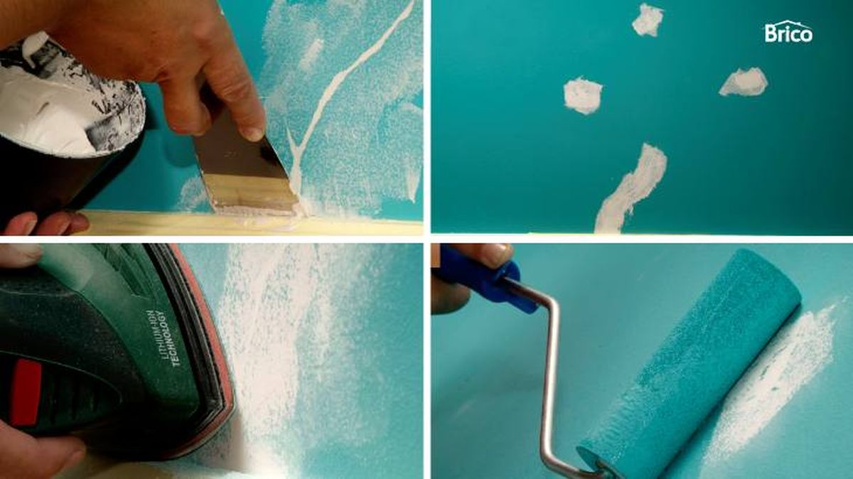 bricomania 436 arreglar desconchon pared 3