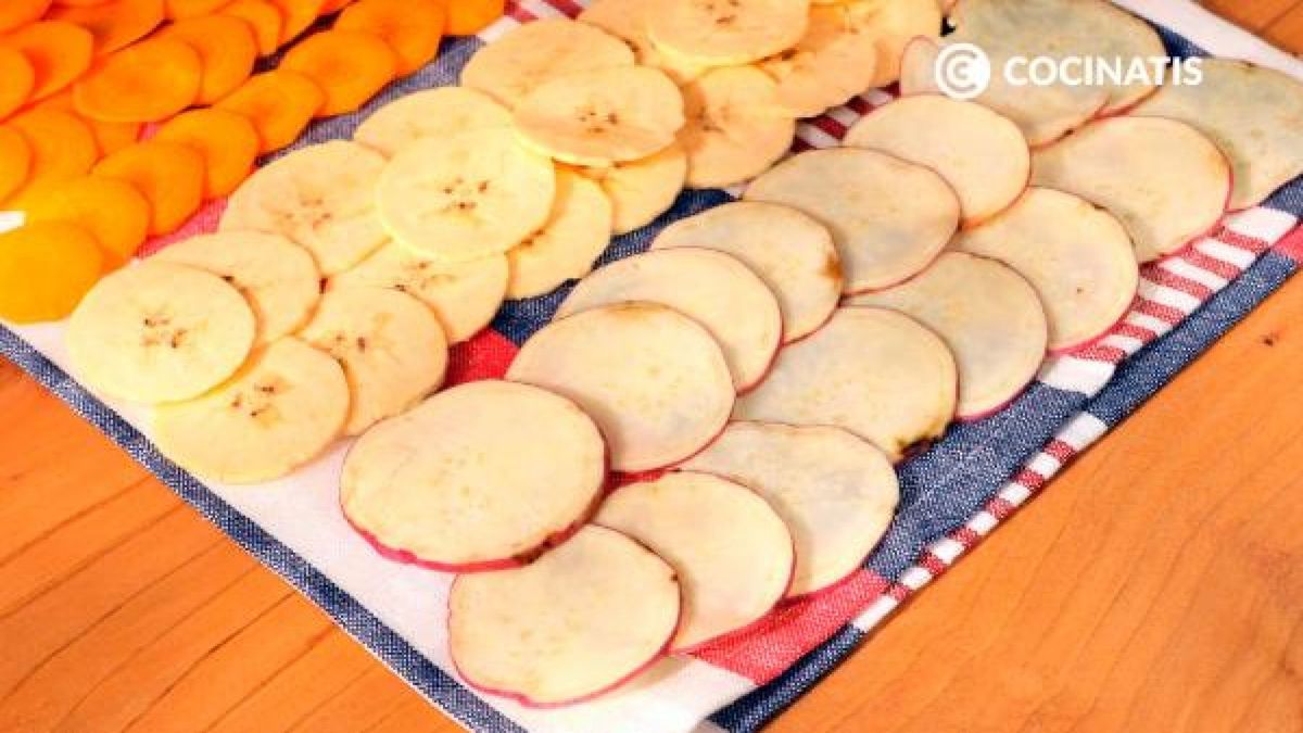 Chips vegetales   Paso 3