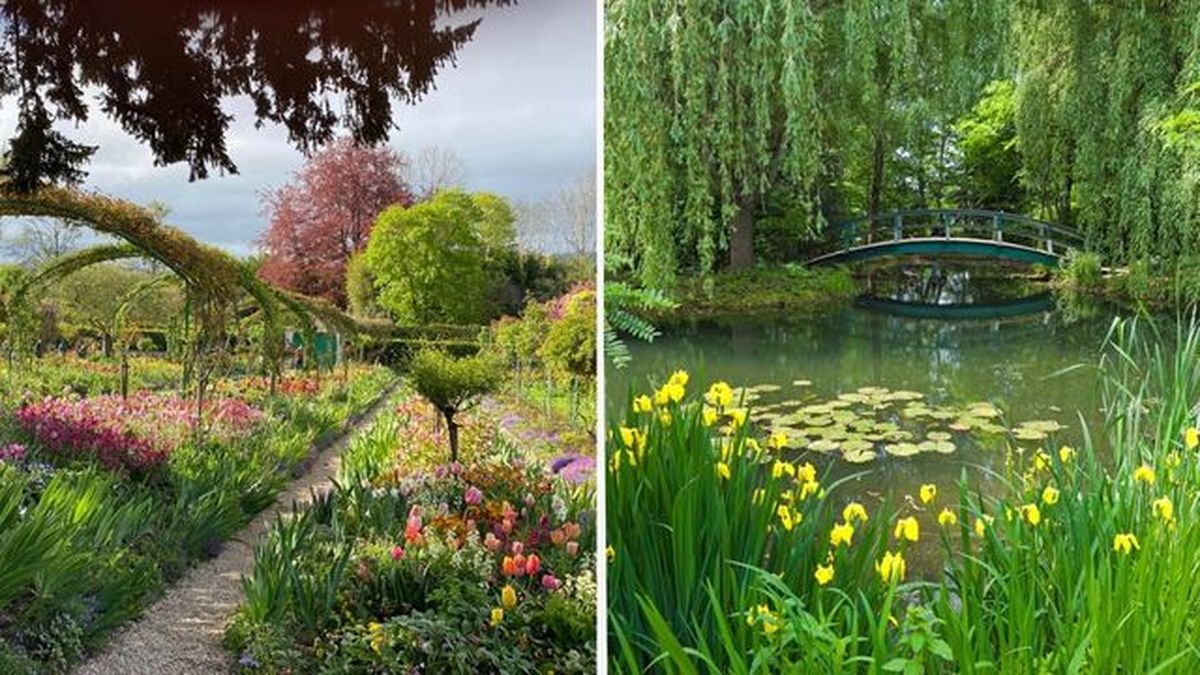 Jardines de Claude Monet.