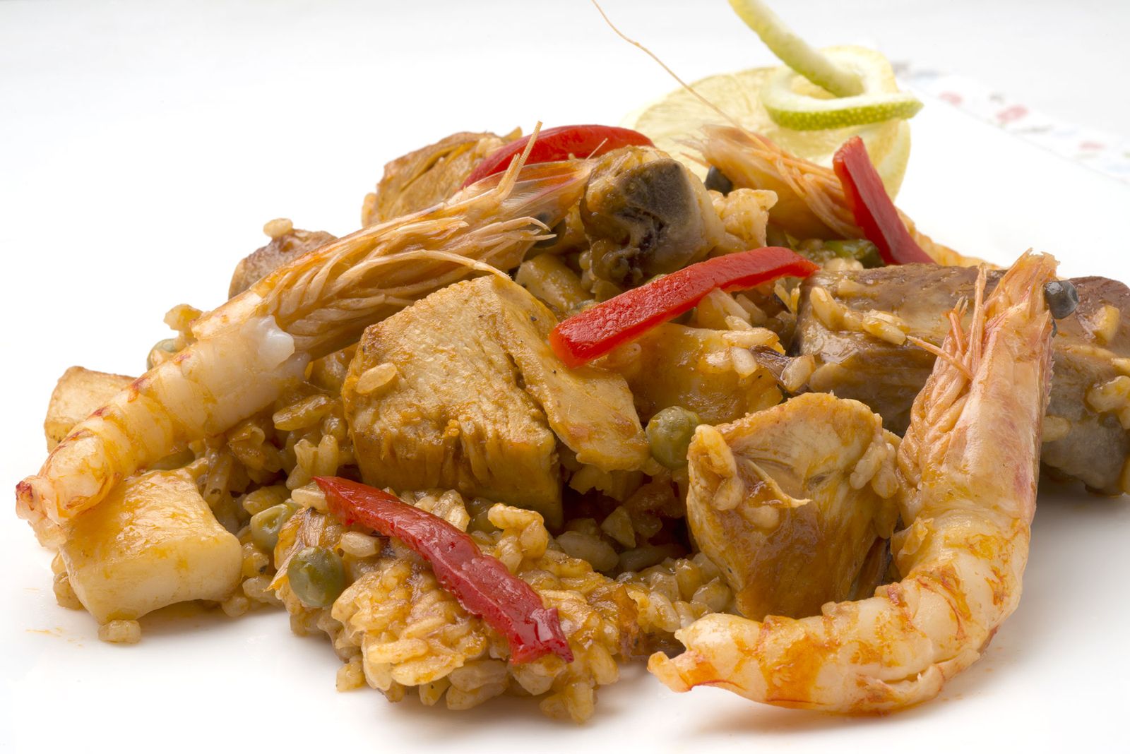 5807 1 Arroz con pollo, cerdo y langostinos (1191) xl