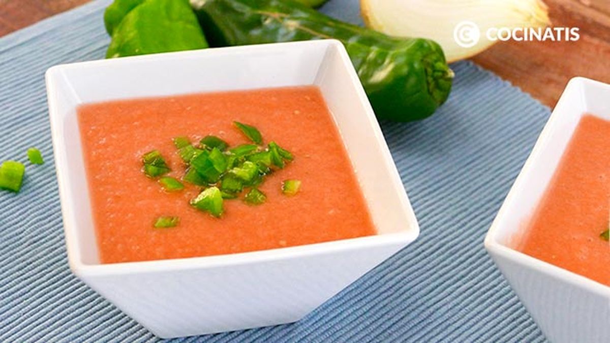 Receta de gazpacho sin pan  paso 6