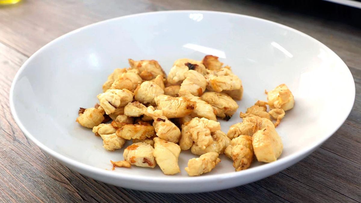 Receta de arroz chaufa  paso 4