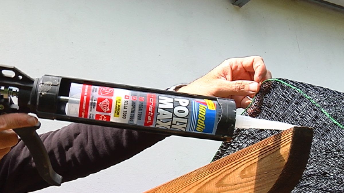 Malla para sombrear paso 7