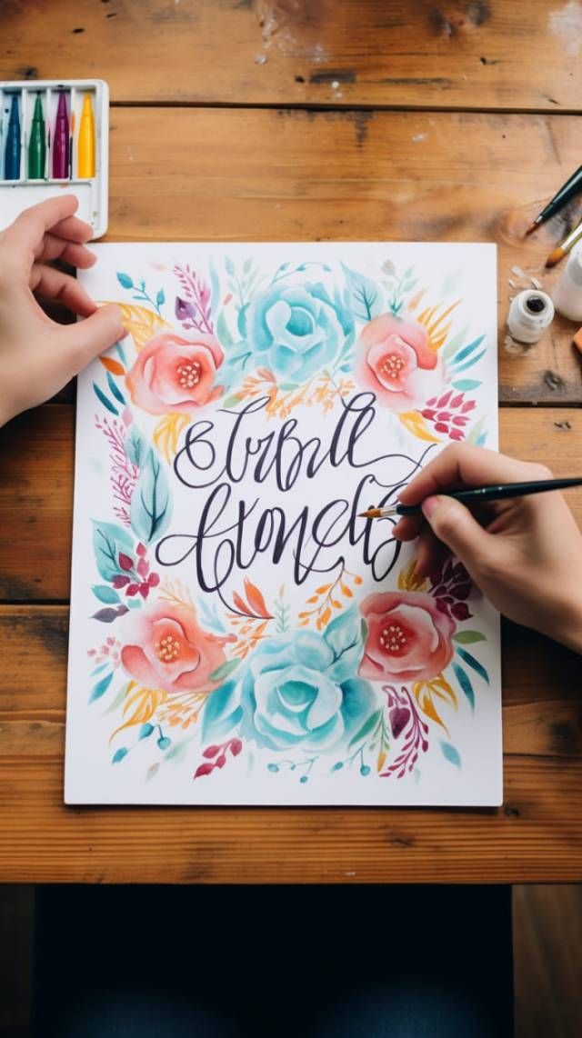 lettering milbby