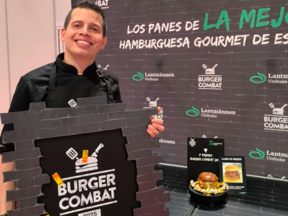 Manuel Andrés Pérez, el chef ganador del Burger Combat 2025