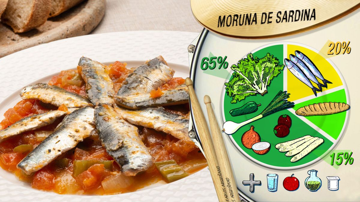 moruna de sardina plato