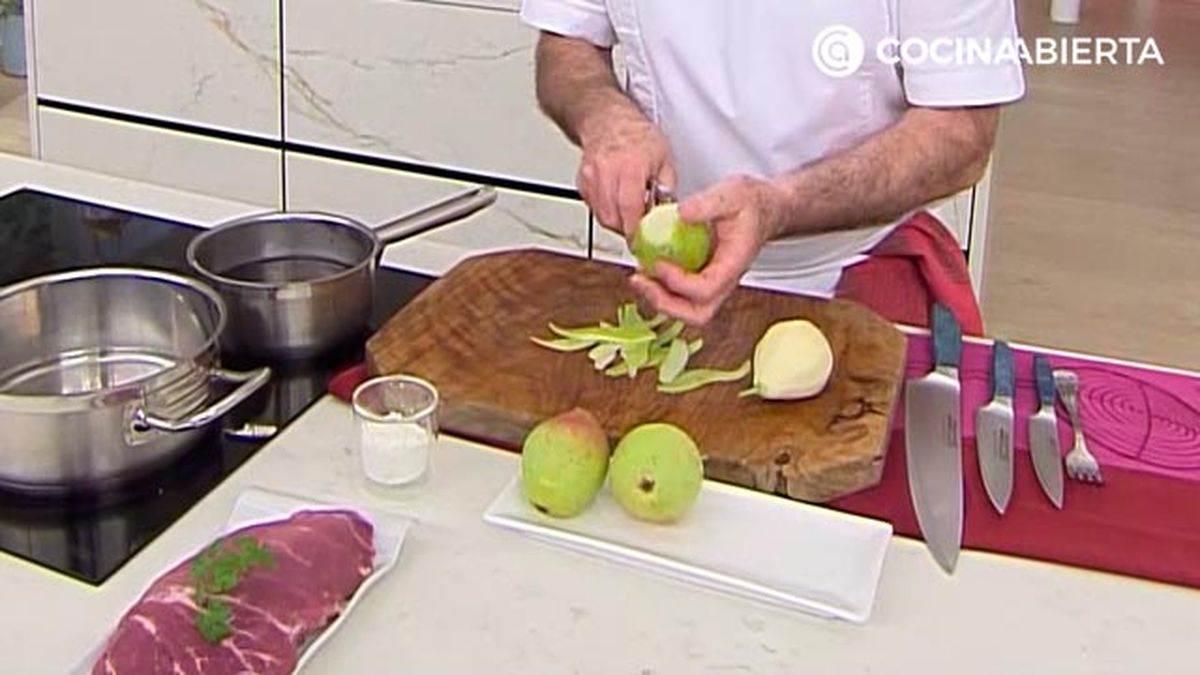 Receta cerdo salteado con salsa oporto karlos arguinano KARL6721 paso2