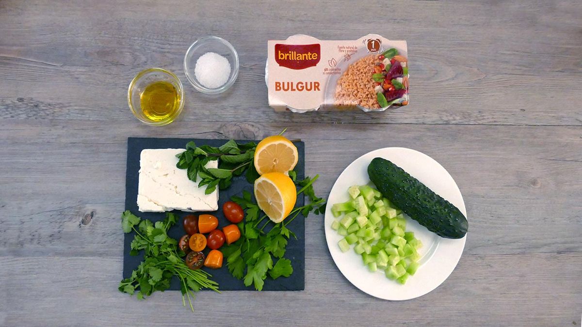 CTIS0839 receta tabule con queso feta ingredientes