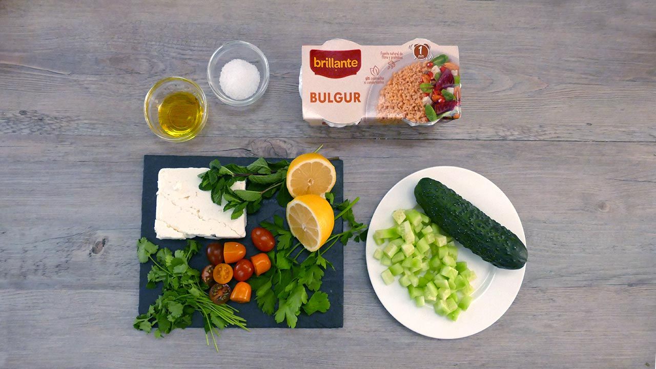 CTIS0839 receta tabule con queso feta ingredientes
